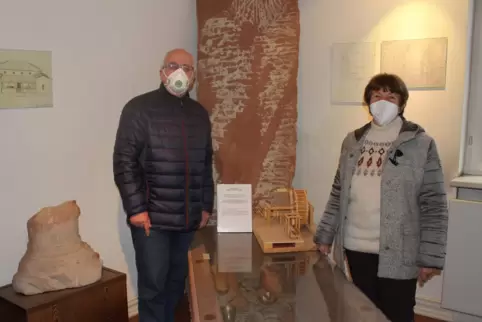 Lutz Bauer und Eva Maria Auer hoffen, dass sie 2021 wieder neue Exponate im Historischen Museum in Mutterstadt zeigen können. 