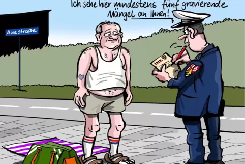 Mängelberichte bei der St(r)andkontrolle.