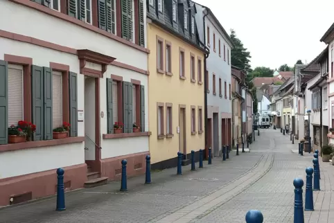 Blick in den Winnweilerer Ortskern. 