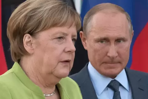 Merkel und Putin, hier bei einem Treffen 2018. 