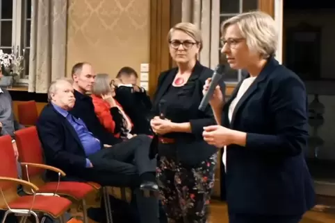2019 gemeinsam beim Unternehmertreffen: Stefanie Seiler (rechts) und Silvia Gonsior.