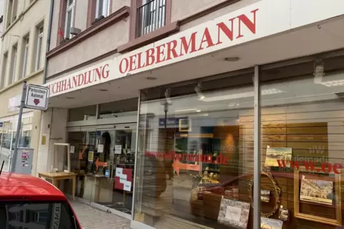 In der Wormser Straße in Speyer: Buchhandlung Oelbermann. 