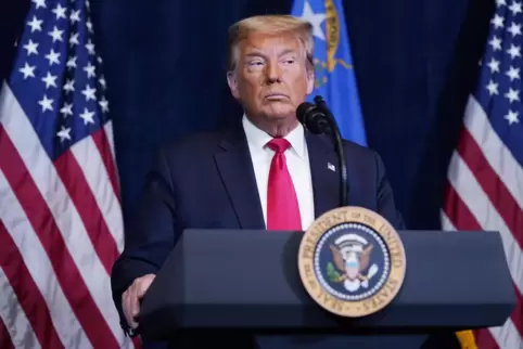 Bezeugte seine „Liebe“ für seine Anhänger: Donald Trump.