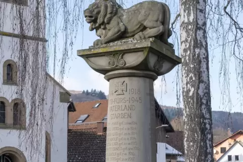 Seit 1927 unverändert: das Denkmal in Eßweiler.