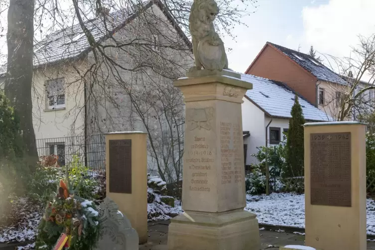 Mehrmals neu gestaltet: das Denkmal in Rothselberg.