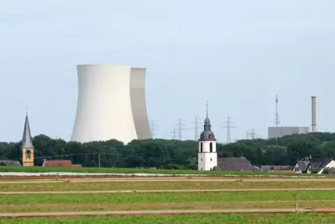 Da standen sie noch: Kühltürme des abgeschalteten Atomkraftwerks Philippsburg. Sie waren eine der richtigen Antworten.