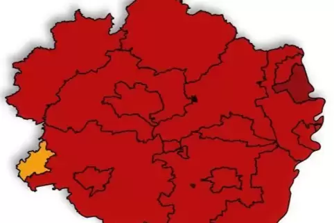 Zweibrücken hat aktuell den niedrigsten Inzidenzwert in der Pfalz.
