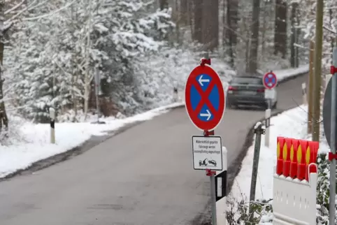 Sperrung im Edenkobener Tal 