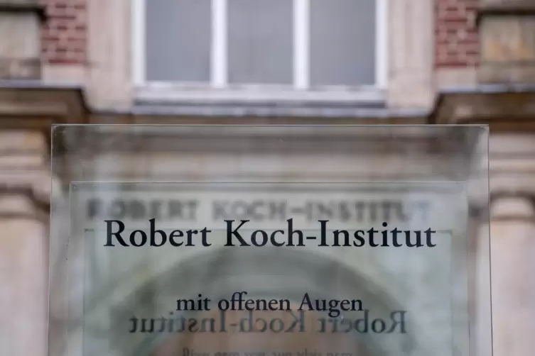 Der Eingang des Robert-Koch-Instituts in Berlin.