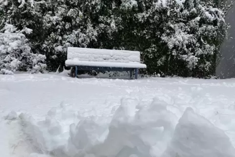 Schnee in Breitenbach.