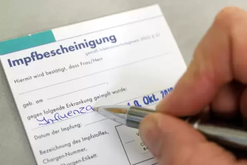 Wer sich gegen Influenza schützen will, sollte sich jedes Jahr impfen lassen. 