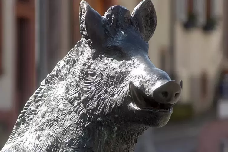 Noch ein Wahrzeichen: die &bdquo;Wutz&ldquo; in Kirchheimbolanden.