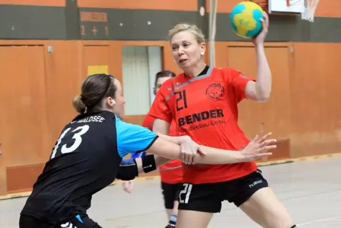 Schon lange am Ball: Sandra Bäuerle.
