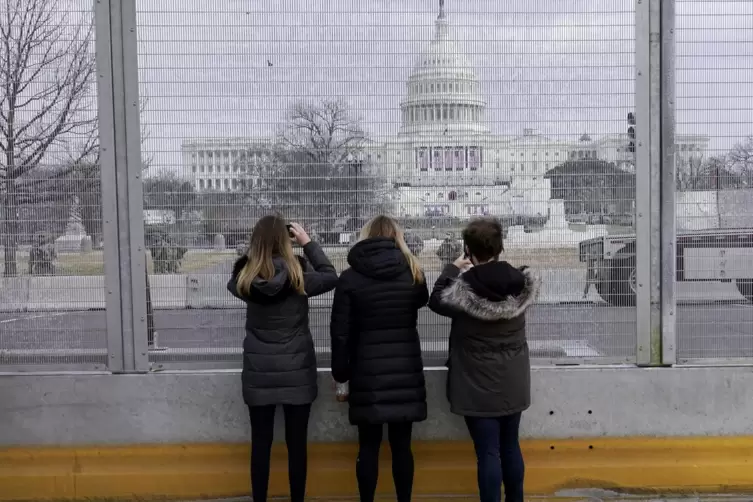 Deutlich weniger Touristen als sonst sind in der US-Hauptstadt.