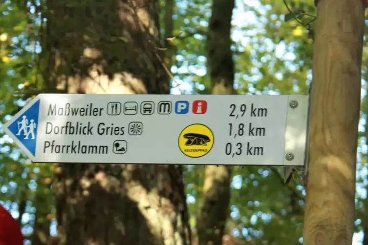 Die hier vorgestellte Strecke orientiert sich auf gut fünf Kilometern am Keltenpfad. 