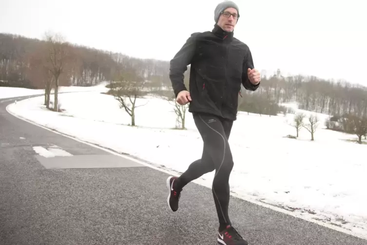 Mag das Laufen in der kalten Jahreszeit: André Bour.