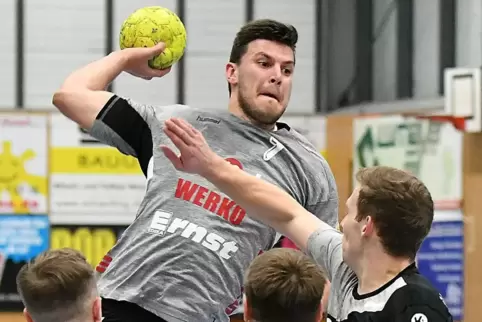 Rückraumspieler Christopher Huber. 