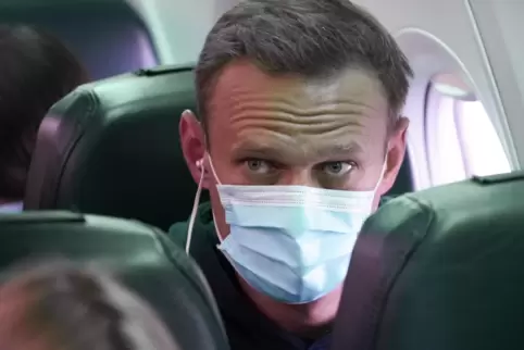 Nawalny kehrte am Sonntag nach Russland zurück.