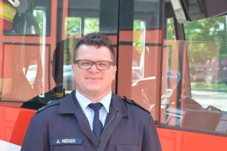 Hauptbrandmeister Alexander Mieger ist neuer Wehrführer bei der Freiwilligen Feuerwehr Wörth.