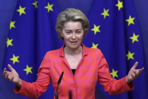 Ursula von der Leyen, Präsidentin der Europäischen Kommission. 