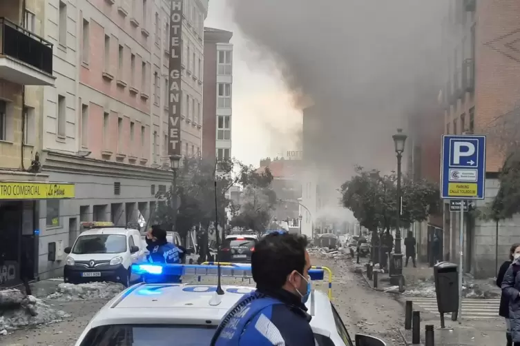 An der Straße Calle de Toledo ereignete sich am Mittwoch das Unglück.