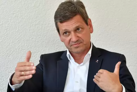 Spitzenkandidat Christian Baldauf nennt das Wahlprogramm der CDU sein Regierungsprogramm. 