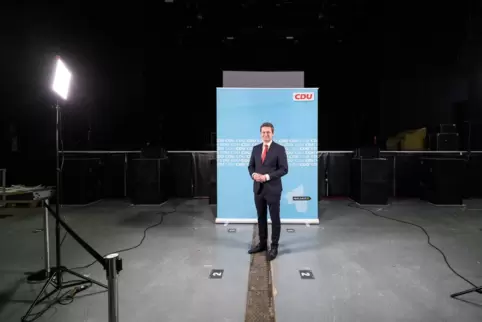  Christian Baldauf (CDU), CDU-Fraktionsvoritzender und Spitzenkandidat zur Landtagswahl. 