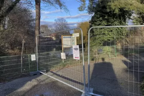 Das Vogelparkgelände ist seit Freitag gesperrt.