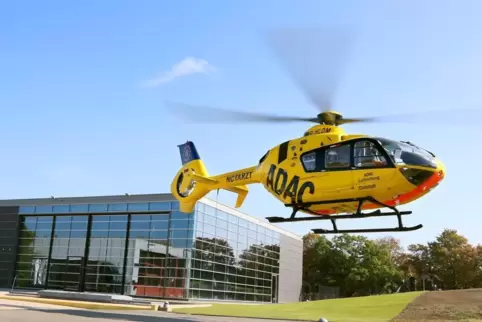 Auch ein Rettungshubschrauber war im Einsatz.