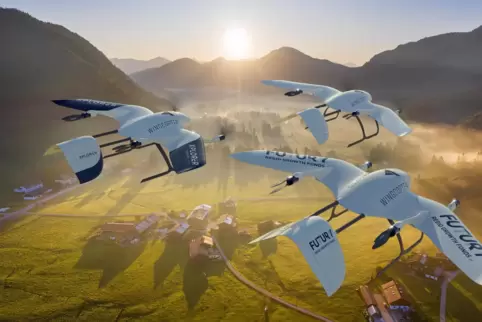 Wingcopter-Drohnen sollen Corona-Impfstoffe in entlegene Gegenden der Welt ausliefern. 