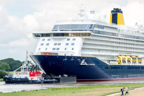 Das Kreuzfahrtschiff "Spirit of Adventure" der britischen Reederei Saga Cruises.