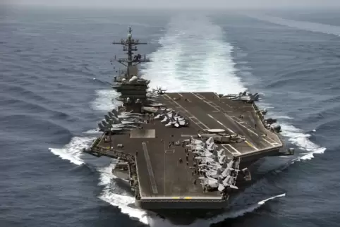 Jetzt im Einsatz vor Taiwan: der Flugzeugträger USS Theodore Roosevelt.