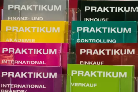 Fällt derzeit weg: Möglichkeit zum Praktikum. 