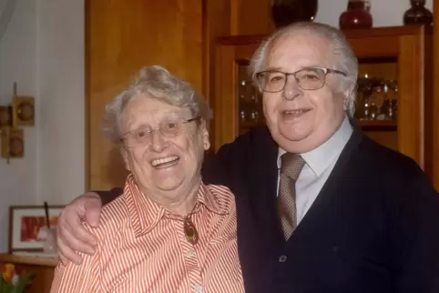 Immer noch fit und lebensfroh: Hedwig und Werner Steinbach. 