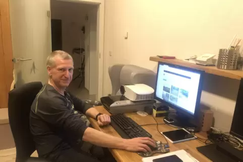Hans-Willi Freiberger ist passionierter Läufer und Ideengeber für die Donnersberg-Challenge, hat dafür eine eigene Homepage ange