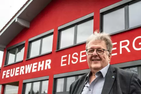 Ein Herzensprojekt für Frey: die Sanierung des Feuerwehrgerätehauses.