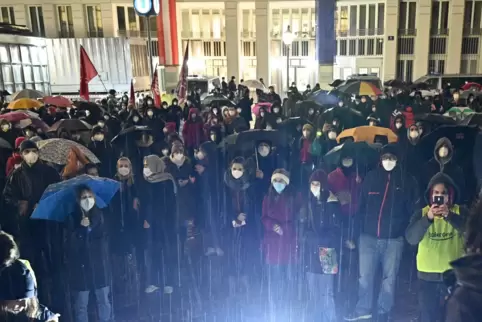 In Wien kam es am Donnerstagabend zu Protesten gegen die Abschiebepolitik der Regierung.
