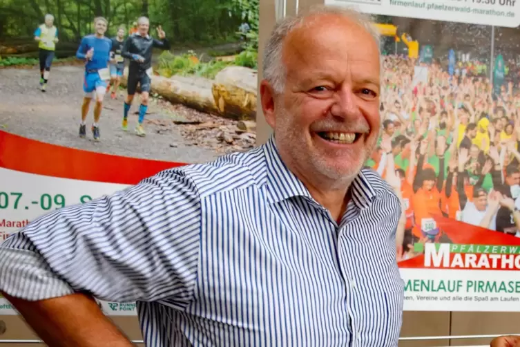 Hartmut Kling ist sportlicher Leiter des Pfälzerwald-Marathons. 