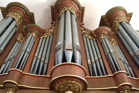 Steht unter Denkmalschutz: Die Orgel in der Hornbacher Klosterkirche