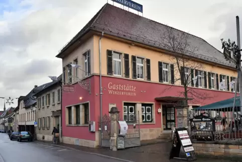 Die Gaststätte des Winzervereins in Deidesheim.