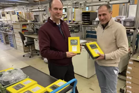 Mit neumontierten Wärmerechnern von Metra: Jean-Philippe Herzog (links) und Carsten Bresser. 