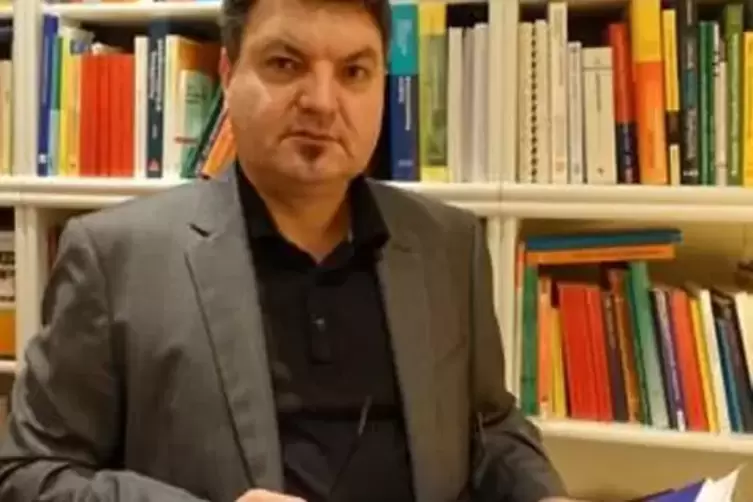 Albert Herbig in der Zweibr&uuml;cker Hochschule.