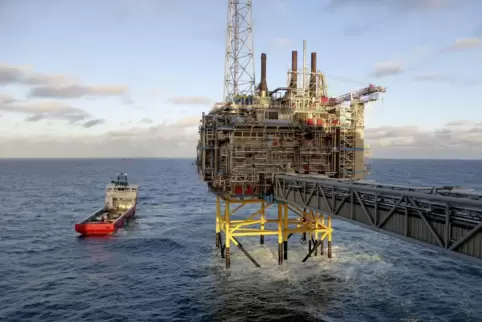 Vor Stavanger an der Norwegischen Küste wird mit dieser Anlage CO2 in den Meeresboden gepresst.