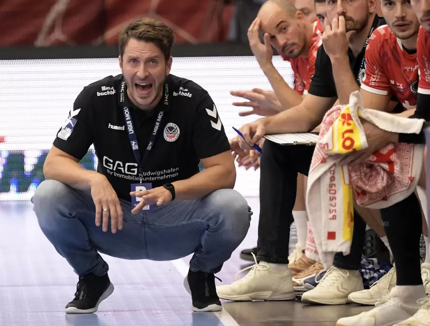 Ben Matsche, Trainer des Handball-Bundesligisten Eulen Ludwigshafen.