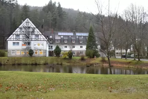 Die Heilsbach liegt im Wald bei Schönau.