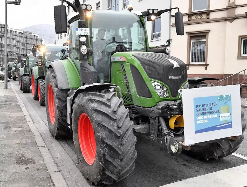 Traktoren-Demo in Neustadt