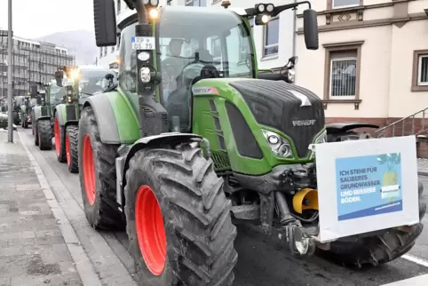 In Neustadt waren rund 250 Traktoren am Start.