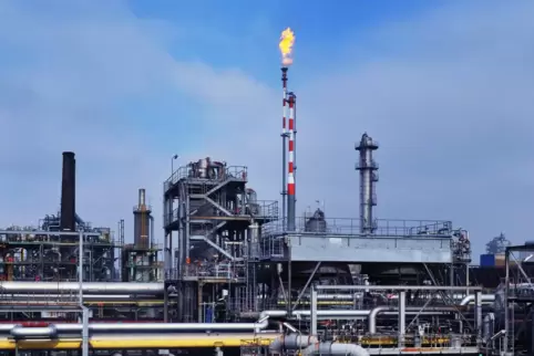 Die wohl prominenteste Fackel im BASF-Werk ist die am Steamcracker.