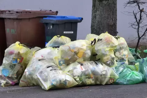 Müllabfuhr: Die städtischen Entsorgungsbetriebe sind nur noch für einen Teil der Fraktionen zuständig, nicht mehr für Gelbe Säck