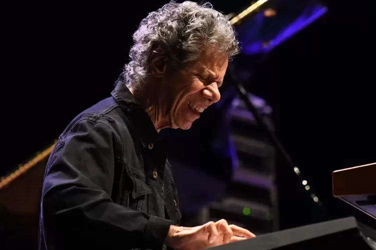 An seinem Instrument: Chick Corea 2017.